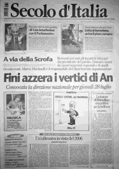 martedì 19 luglio 2005