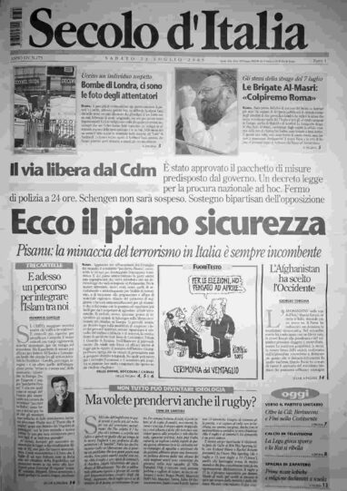 sabato 23 luglio 2005