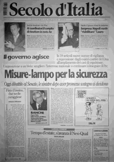 giovedì 28 luglio 2005