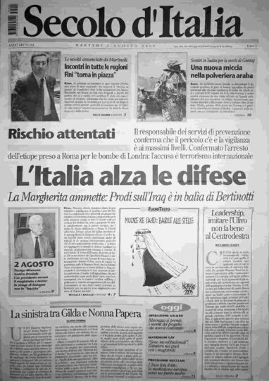 martedì 2 agosto 2005