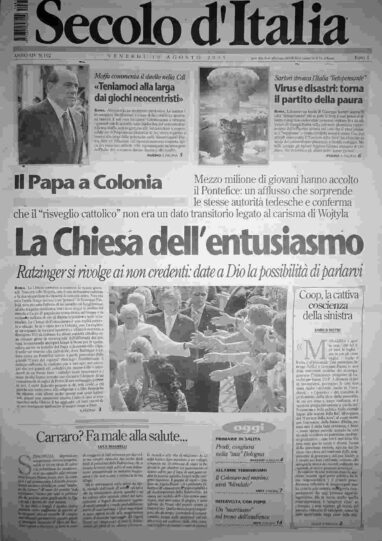 venerdì 19 agosto 2005