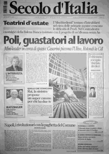 sabato 20 agosto 2005