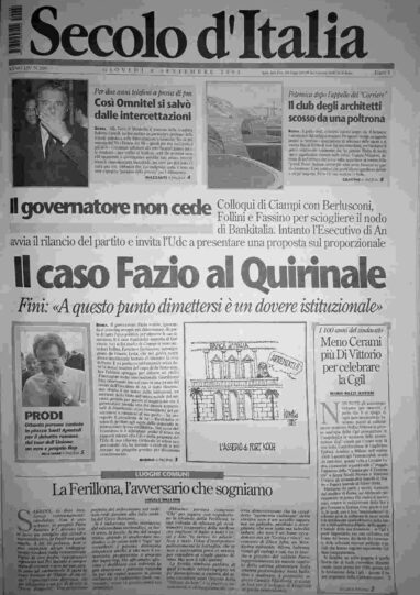 giovedì 8 settembre 2005