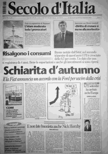 sabato 10 settembre 2005