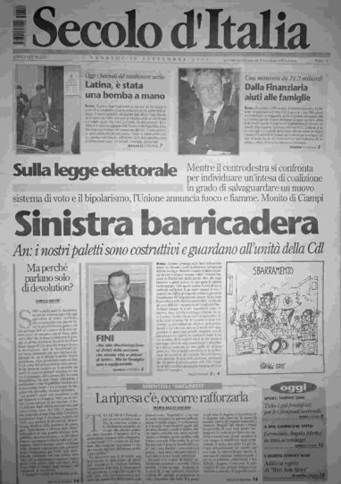 venerdì 16 settembre 2005