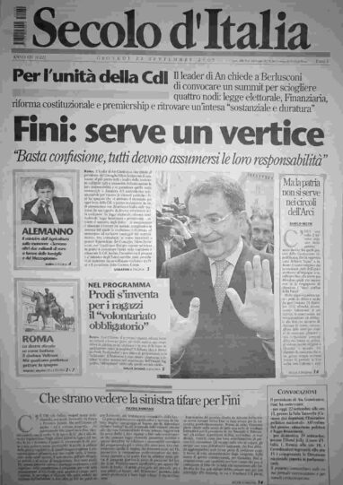 giovedì 22 settembre 2005