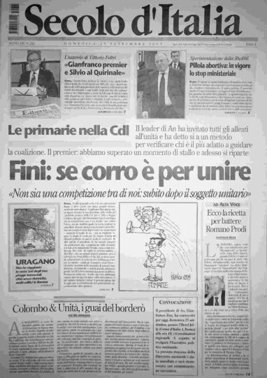domenica 25 settembre 2005