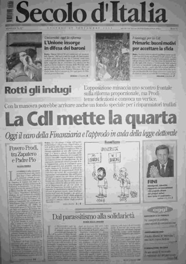 giovedì 29 settembre 2005