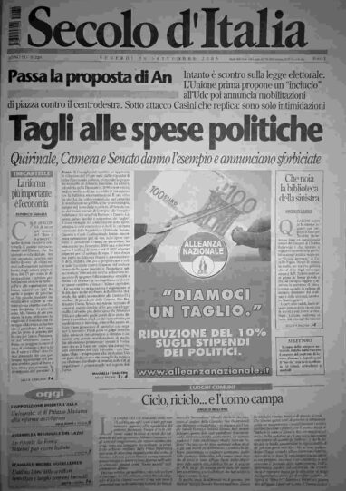 venerdì 30 settembre 2005