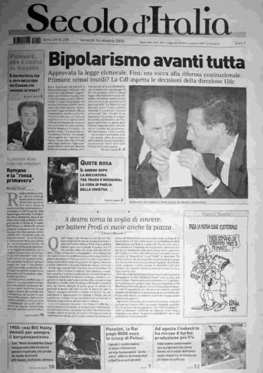 venerdì 14 ottobre 2005