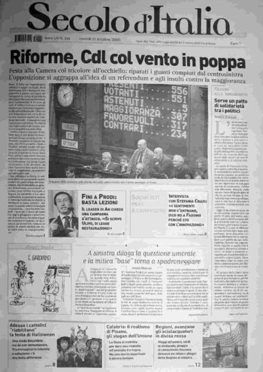 venerdì 21 ottobre 2005