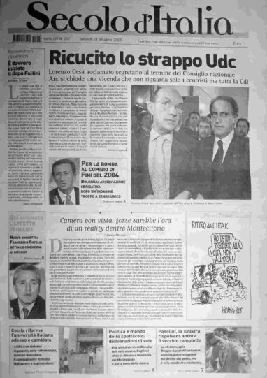 venerdì 28 ottobre 2005