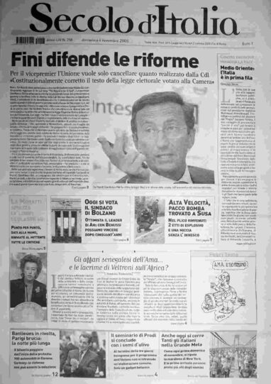 domenica 6 novembre 2005
