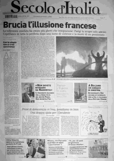 martedì 8 novembre 2005