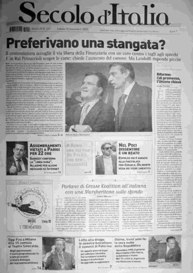 sabato 12 novembre 2005