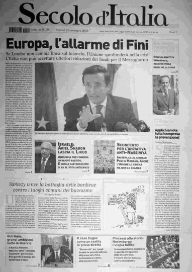 martedì 22 novembre 2005