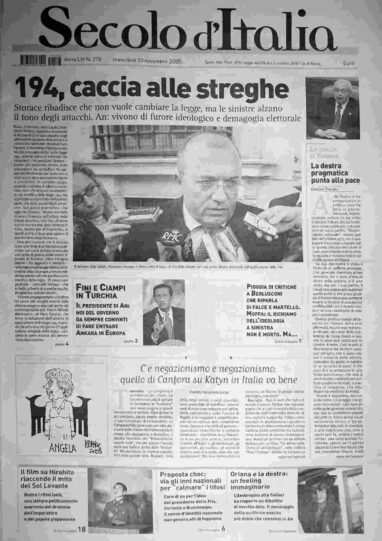 mercoledì 23 novembre 2005