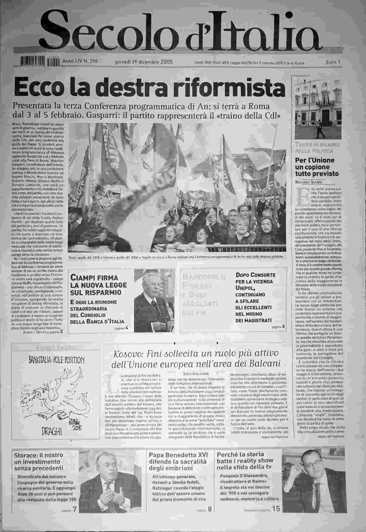 giovedì 29 dicembre 2005