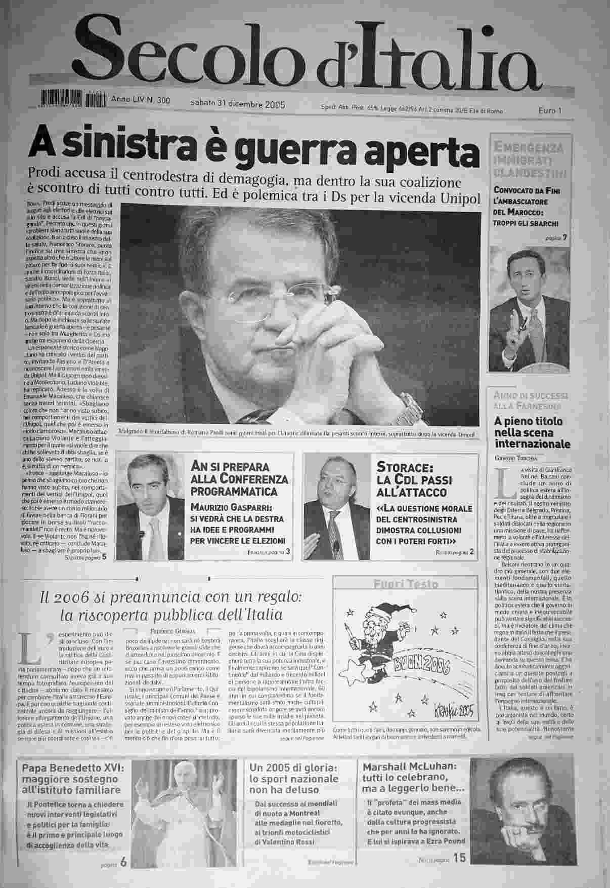 sabato 31 dicembre 2005