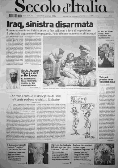 venerdì 20 gennaio 2006