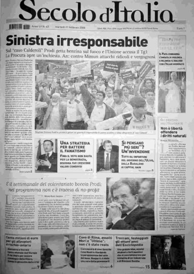 martedì 21 febbraio 2006