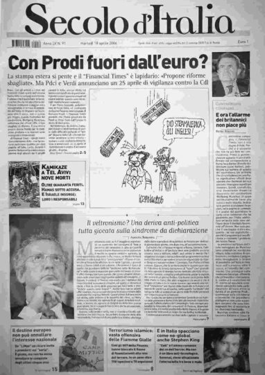 martedì 18 aprile 2006