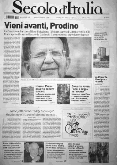 giovedì 20 aprile 2006