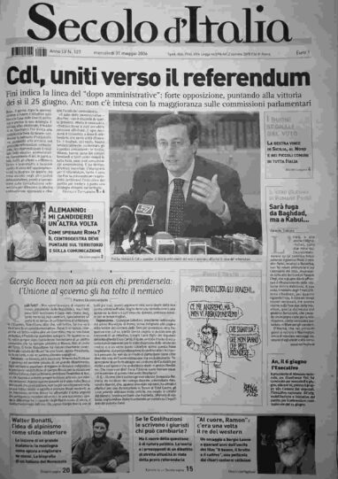 mercoledì 31 maggio 2006