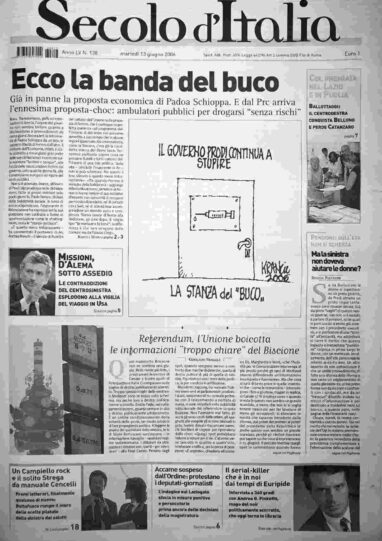 martedì 13 giugno 2006