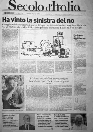 martedì 27 giugno 2006