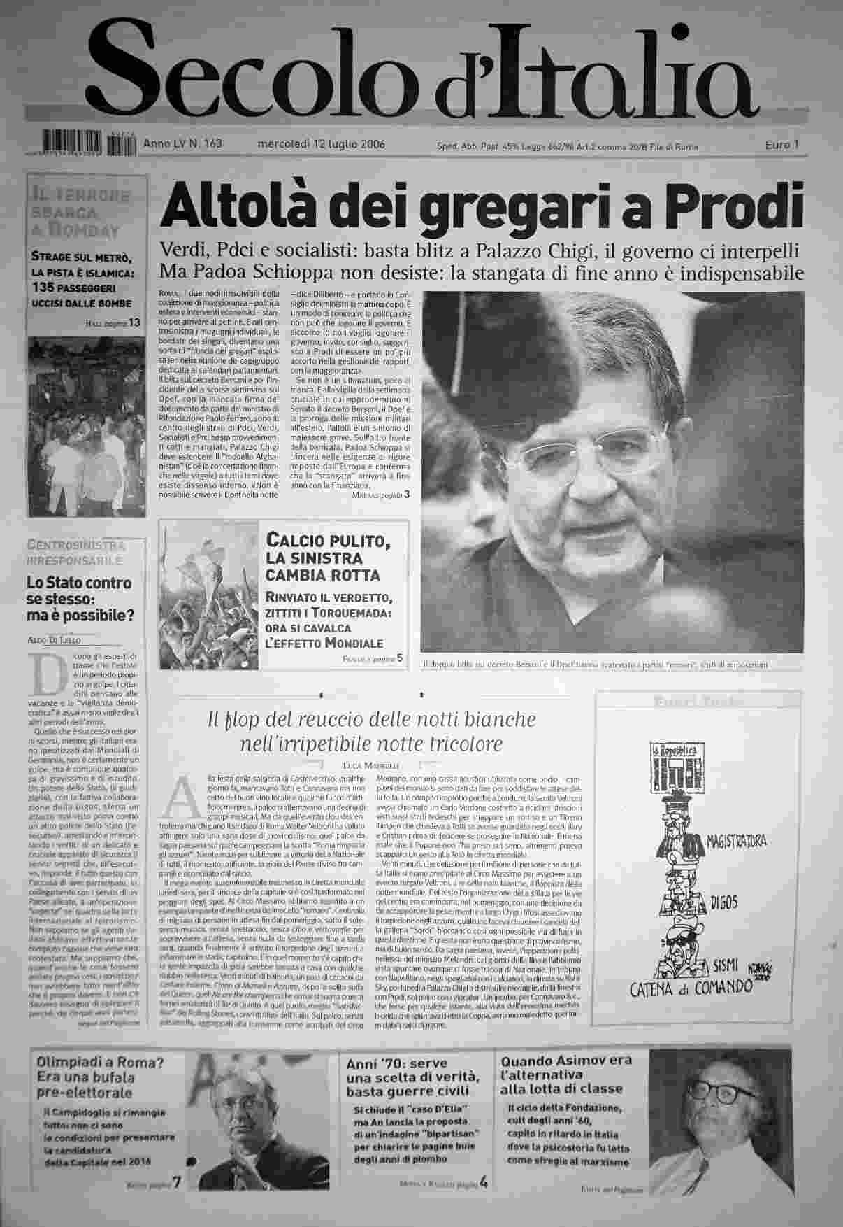 mercoledì 12 luglio 2006