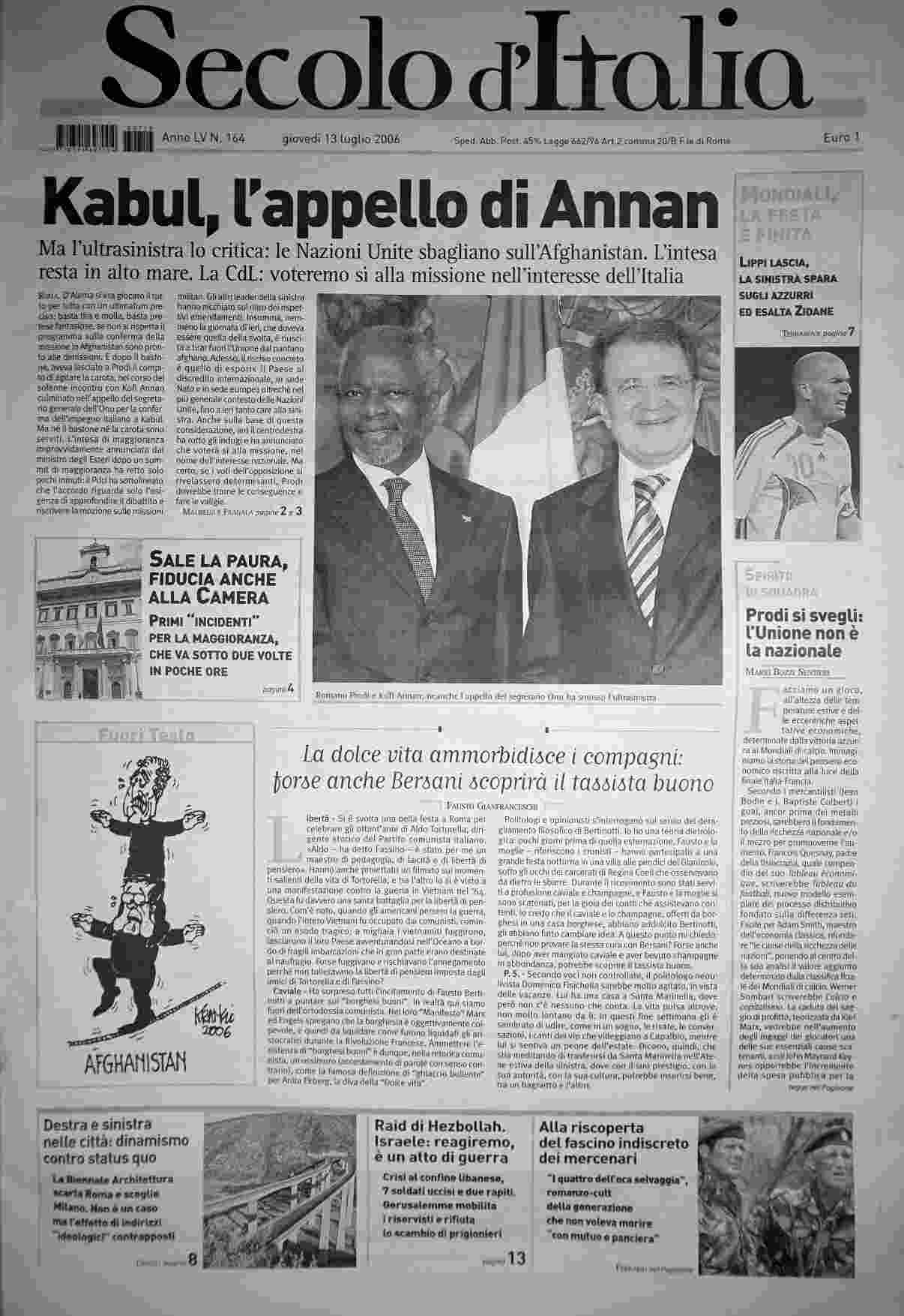 giovedì 13 luglio 2006