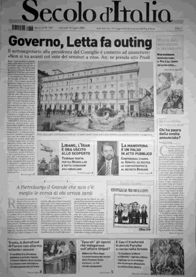 martedì 18 luglio 2006