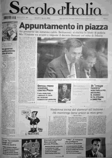 giovedì 3 agosto 2006