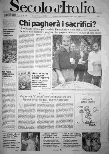 giovedì 10 agosto 2006