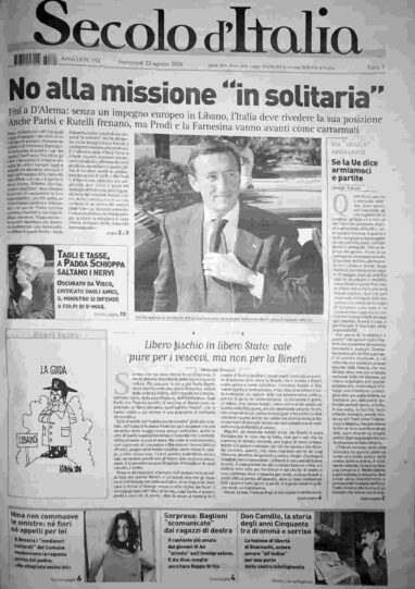 mercoledì 23 agosto 2006