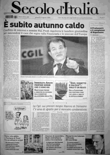 giovedì 31 agosto 2006