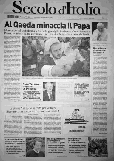 martedì 19 settembre 2006