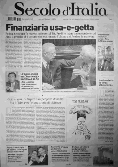 martedì 10 ottobre 2006