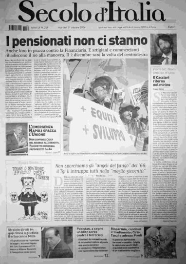 martedì 31 ottobre 2006