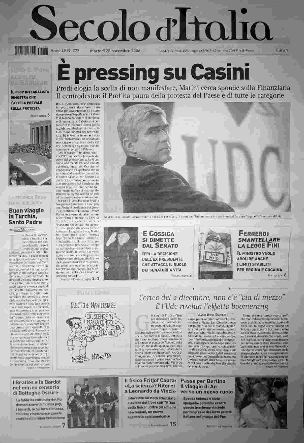 martedì 28 novembre 2006