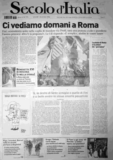 venerdì 1 dicembre 2006