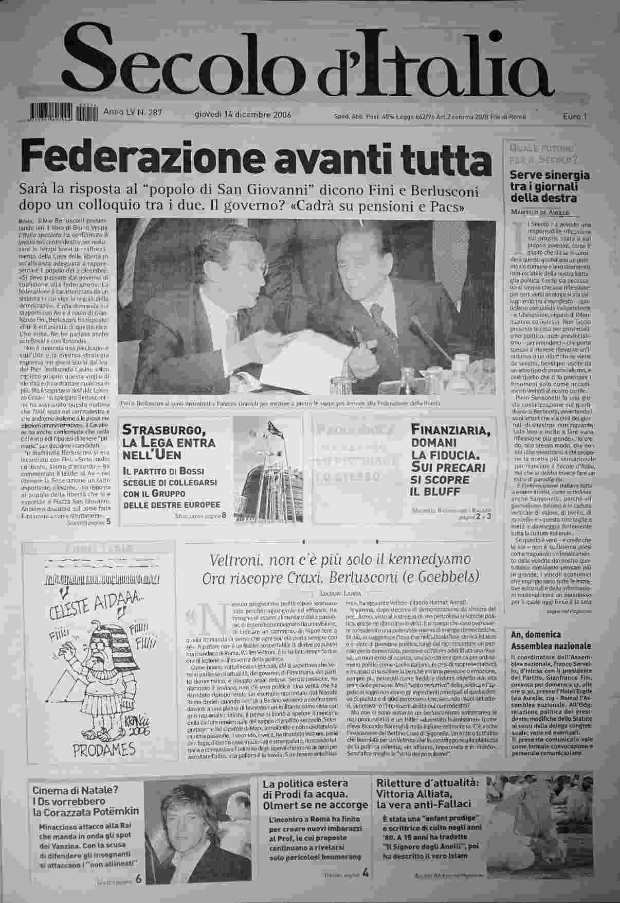 giovedì 14 dicembre 2006