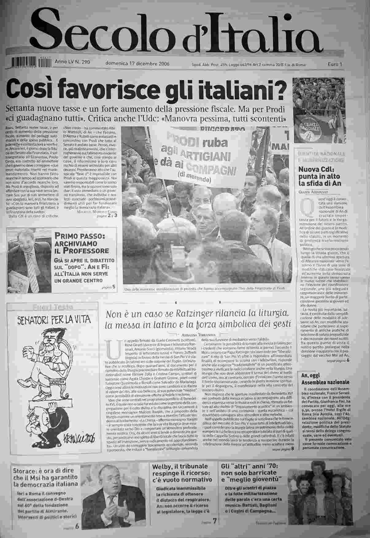 domenica 17 dicembre 2006
