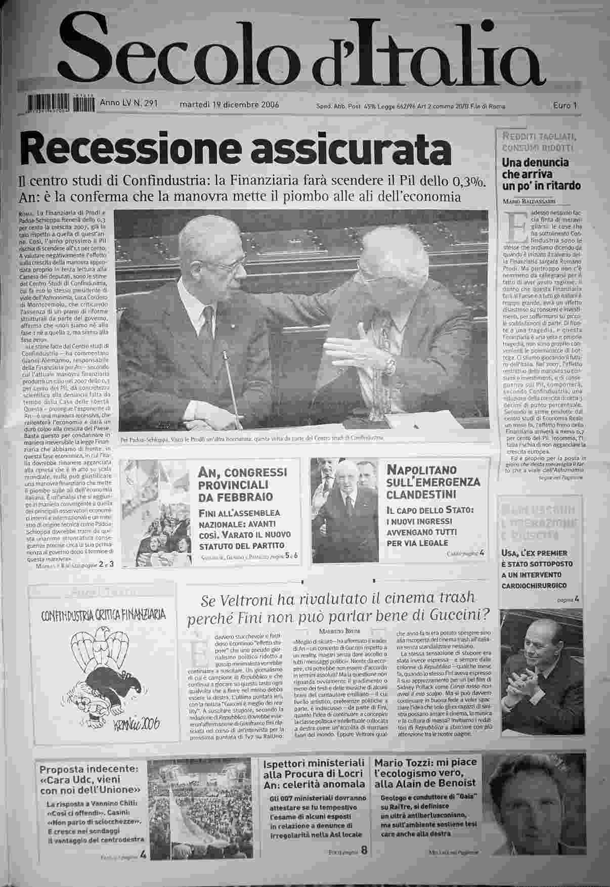 martedì 19 dicembre 2006