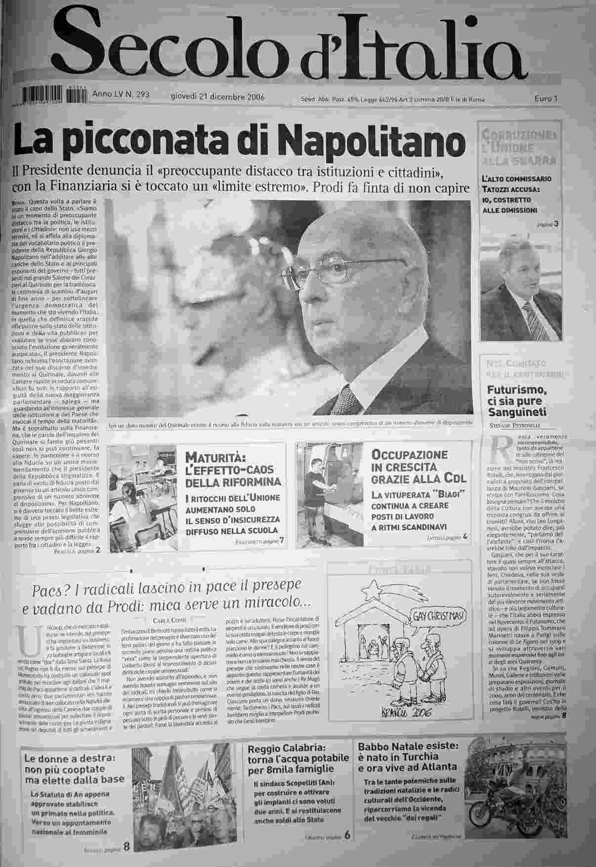 giovedì 21 dicembre 2006