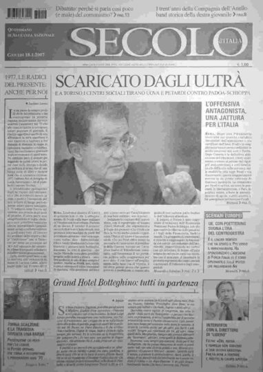 giovedì 18 gennaio 2007