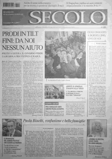 venerdì 19 gennaio 2007