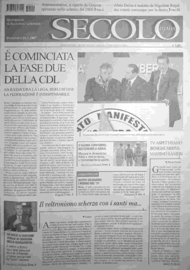 domenica 21 gennaio 2007
