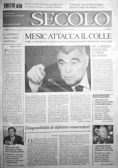 martedì 13 febbraio 2007